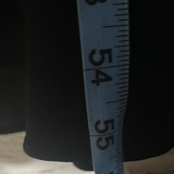 Badgley Mischka Black Long Strapless Gown SZ 8 Metallic Red At Top Formal Weddin - Picture 10 of 12